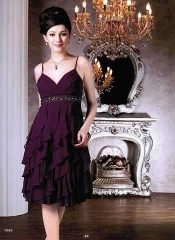 Bezauberndes Cocktailkleid von Lautinel Gr.36 Brombeeren Farbe